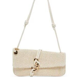 NWT Dolce Vita Alice Shoulder Bag -- Natural Raffia